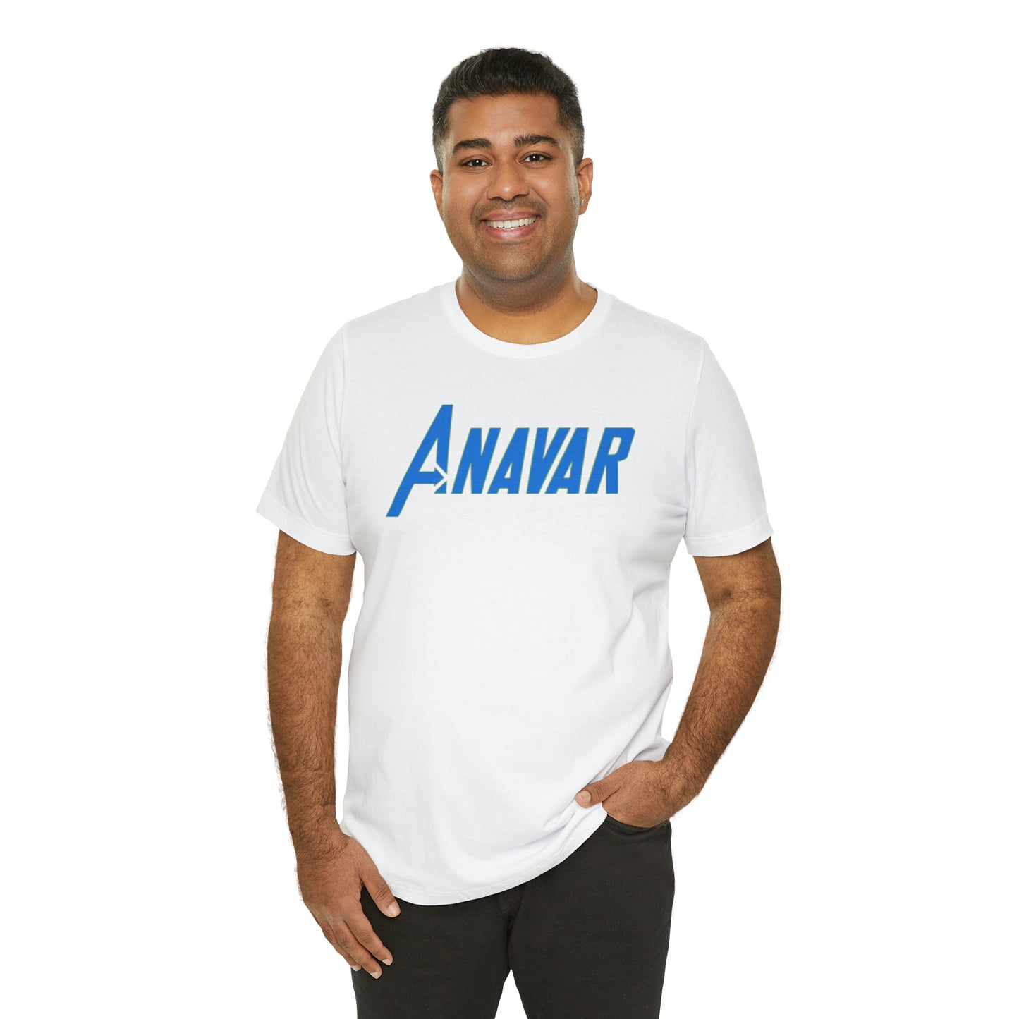 Anavar Gym Shirt Blue Logo