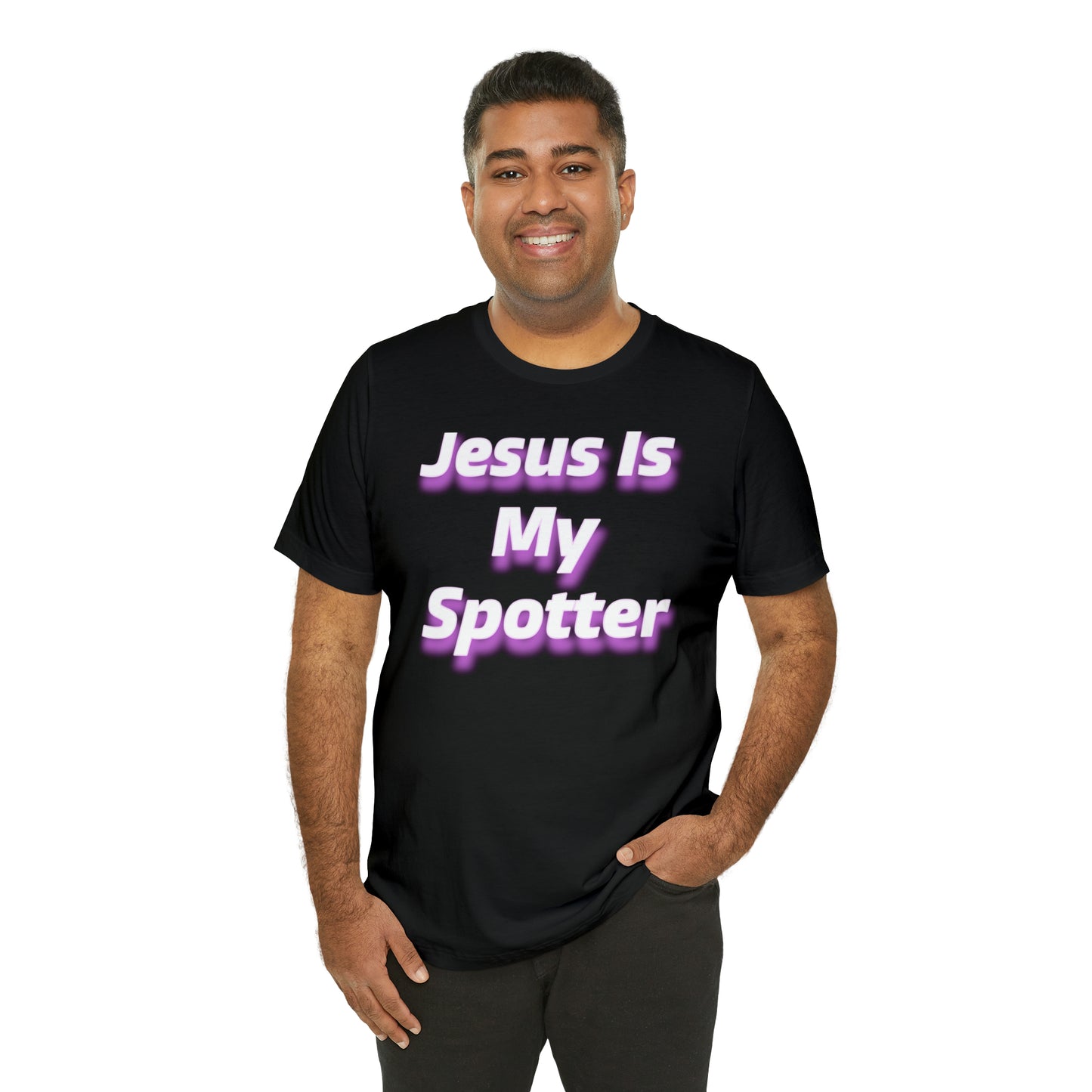 Jesus Is My Spotter Short Sleeve Tee