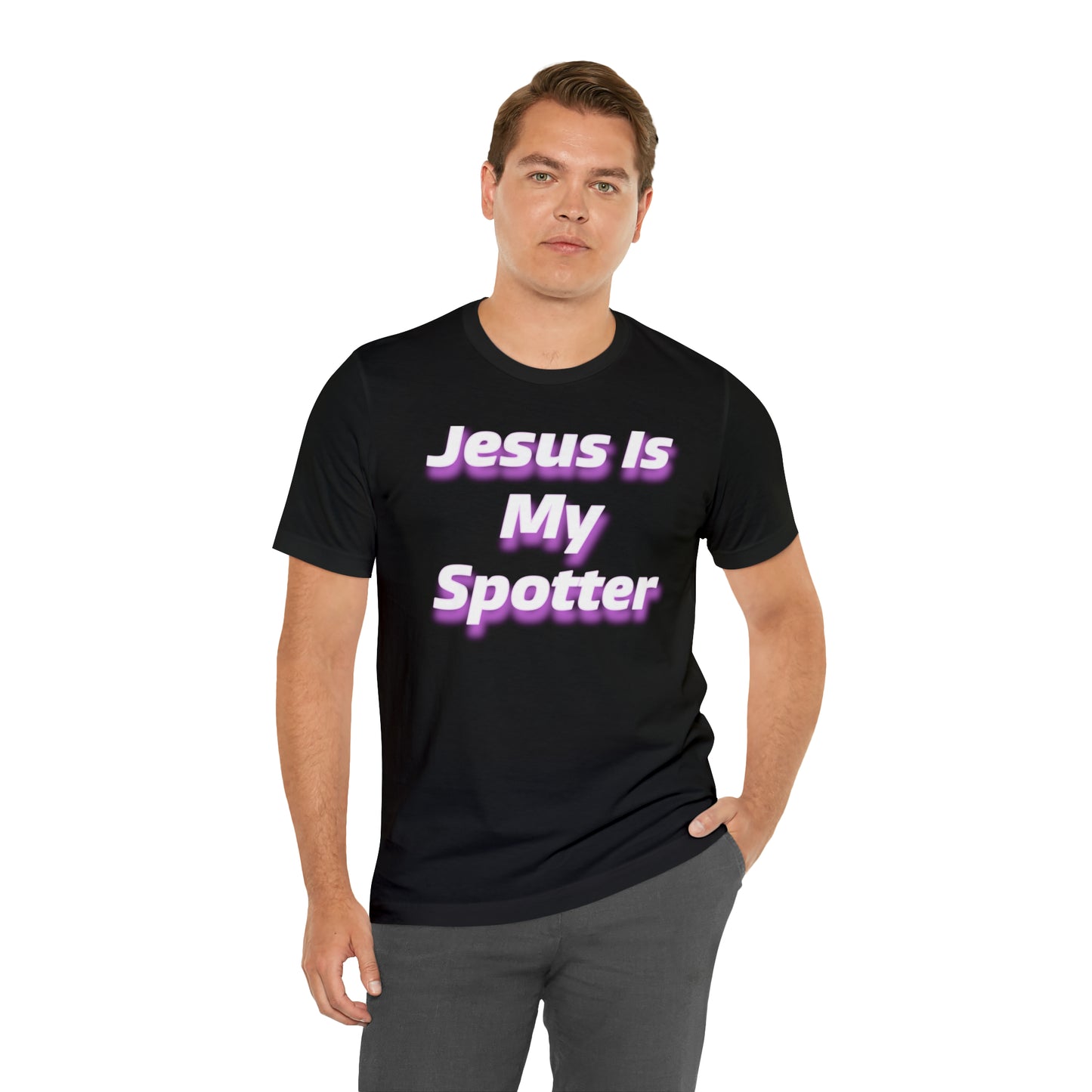 Jesus Is My Spotter Short Sleeve Tee