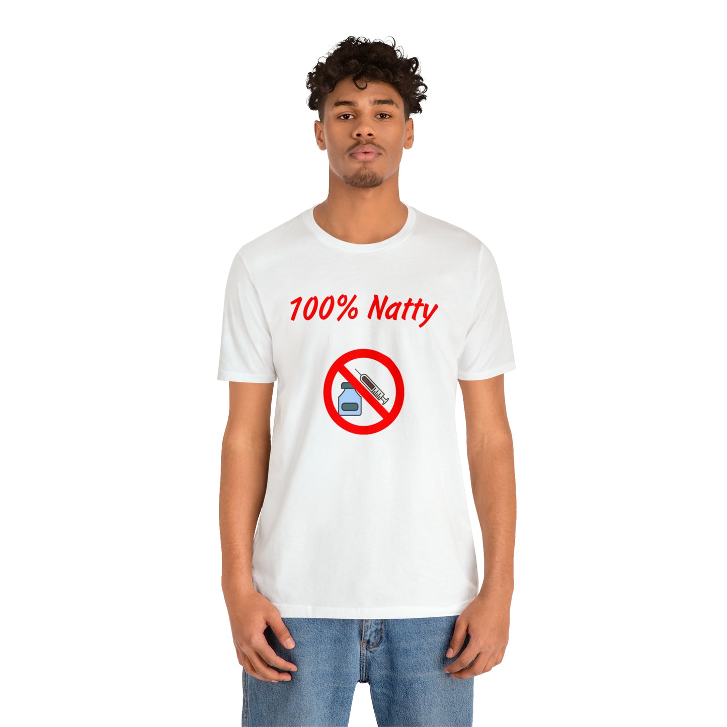 100% Natty Unisex Jersey Short Sleeve Tee