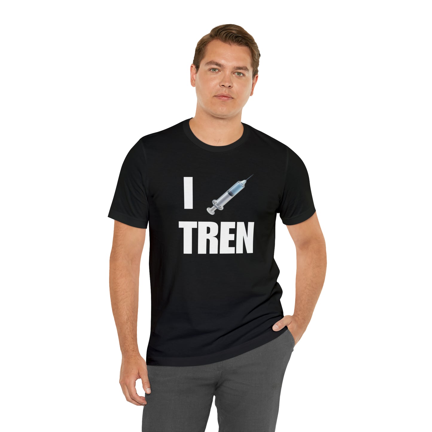 Im On Tren Funny Mens Gym Short Sleeve Tee Shirt